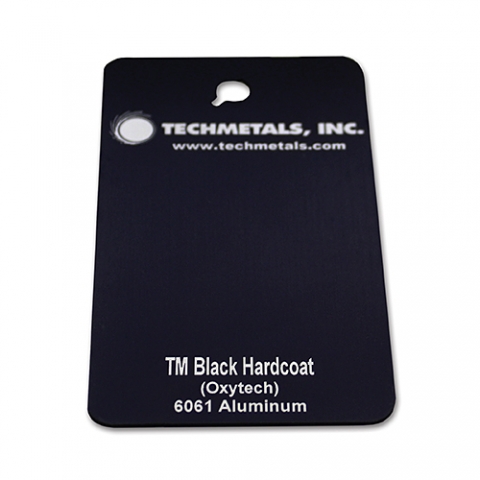 TM Black Hardcoat Aluminum Anodize