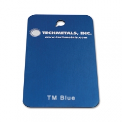 TM Blue Aluminum Anodize