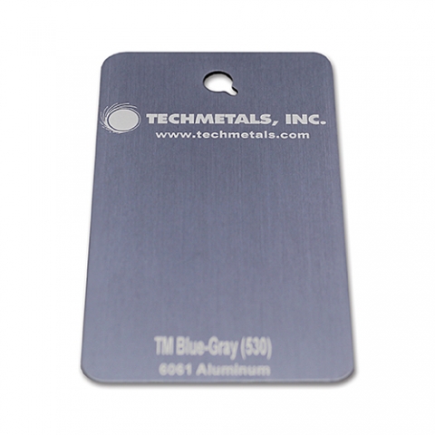 TM Blue Gray Aluminum Anodize