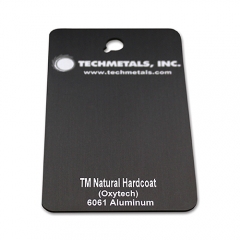 TM Natural Hardcoat Aluminum Anodize
