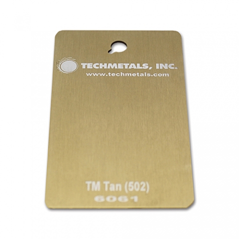 TM Tan Aluminum Anodize