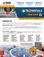 Techmetals Line Card