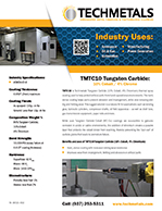 Tungsten Carbide Thermal Spray C10